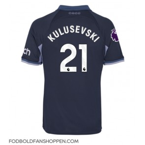 Tottenham Hotspur Dejan Kulusevski #21 Udebanetrøje 2023-24 Kortærmet